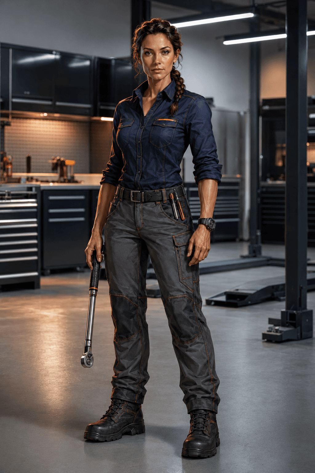 Talia “Torque” Mercer, Chief mechanic
