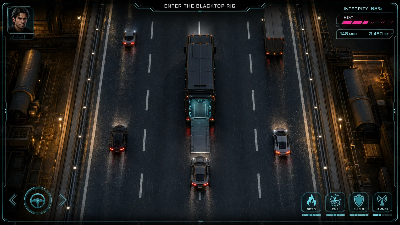 Current Street Heat gameplay roadway